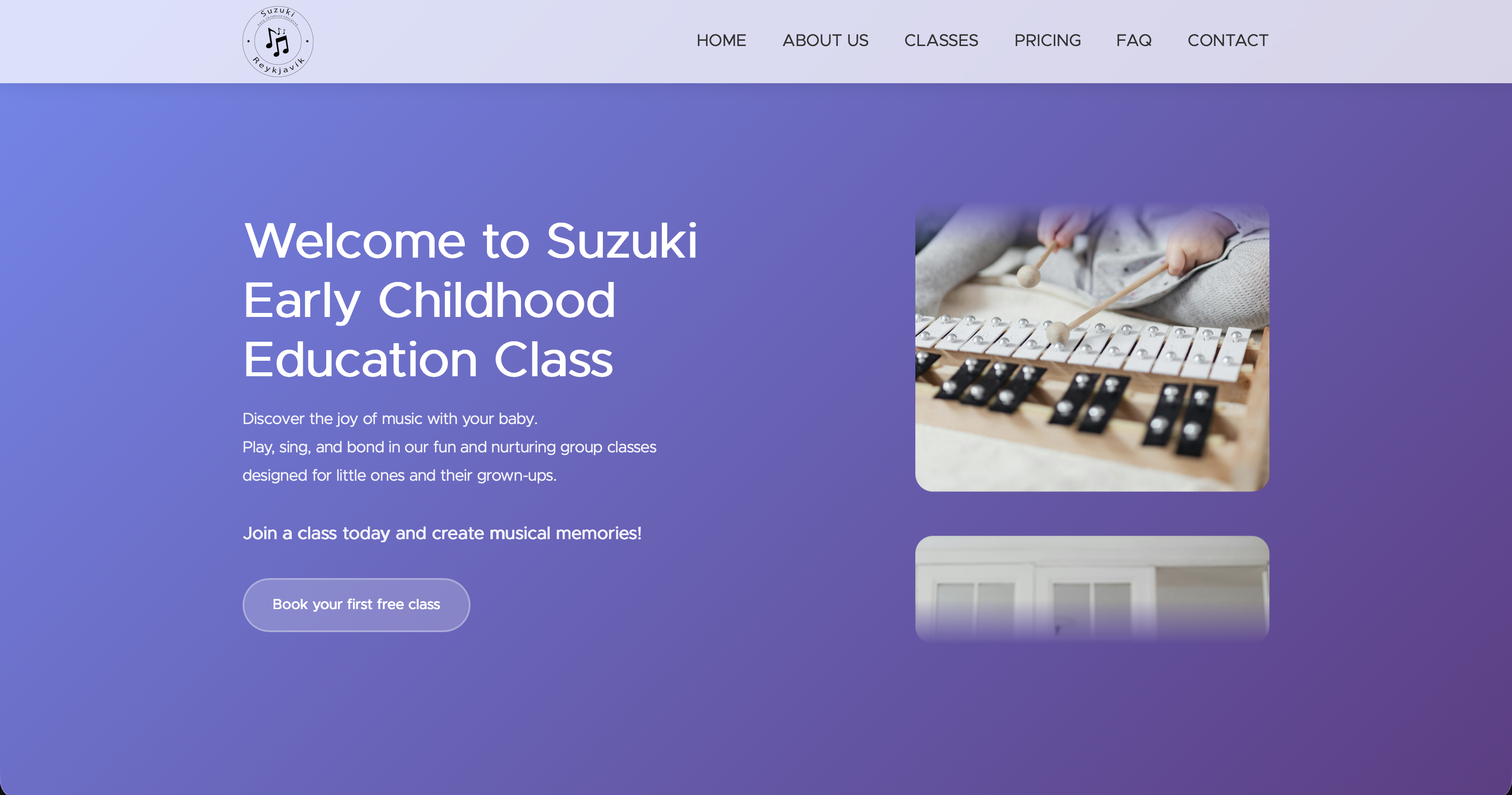 Suzuki Early Childhood Education Reykjavik Website