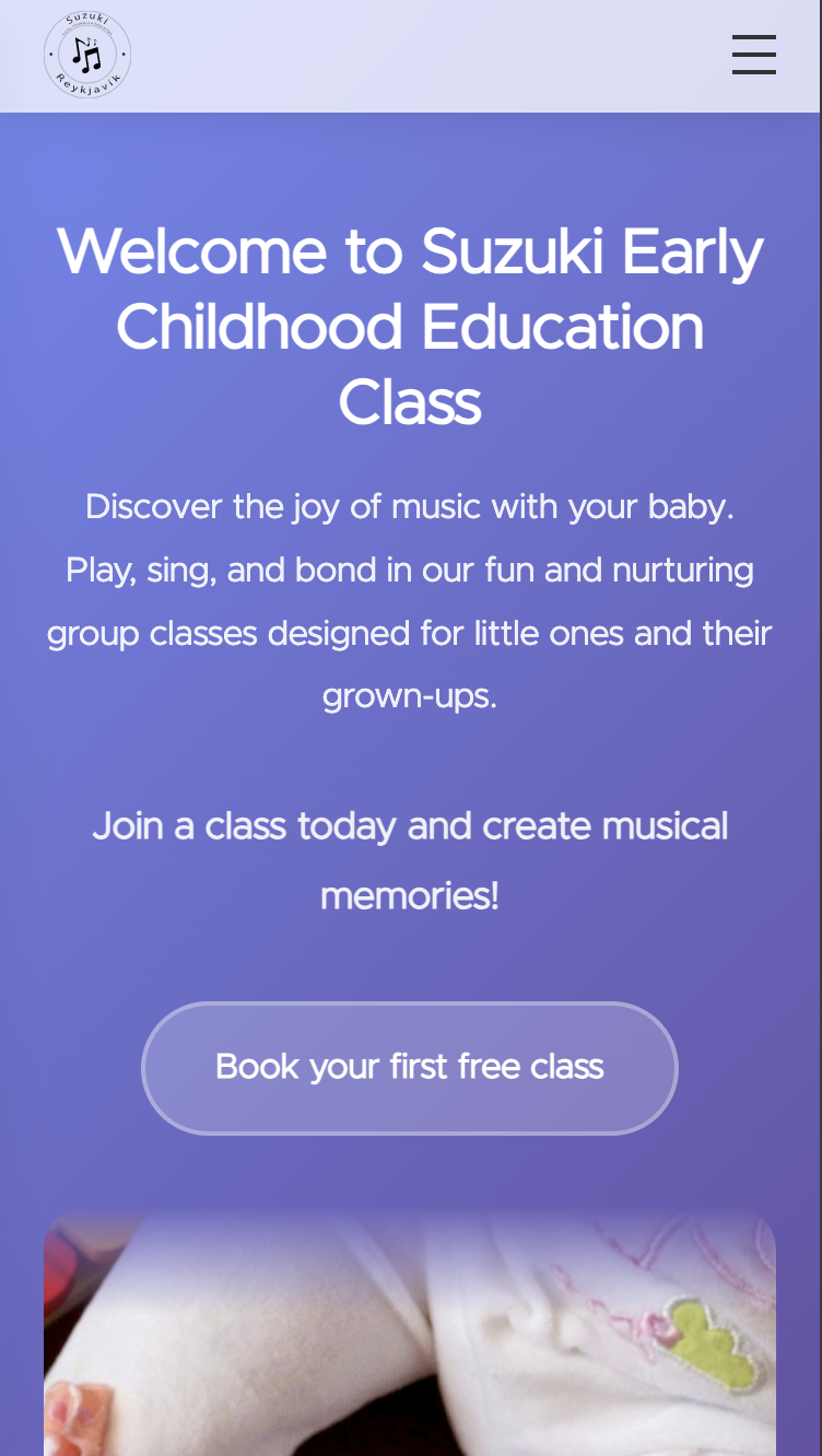 Suzuki Early Childhood Education Mobile Website